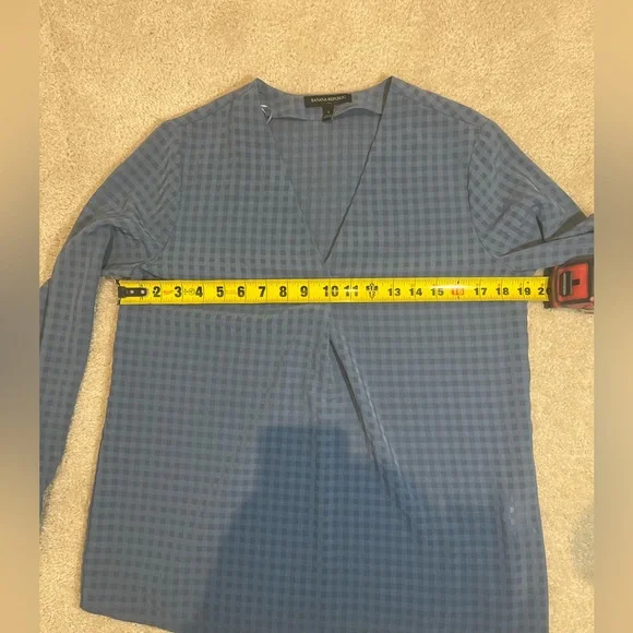 Banana Republic Dusty Light Blue‎ Long Sleeve  Blouse Size Small - Picture 6 of 9